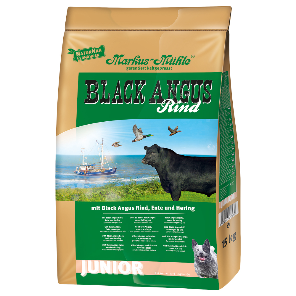 Markus-Mühle Black Angus Junior - 2 x 15 kg - Pack Ahorro