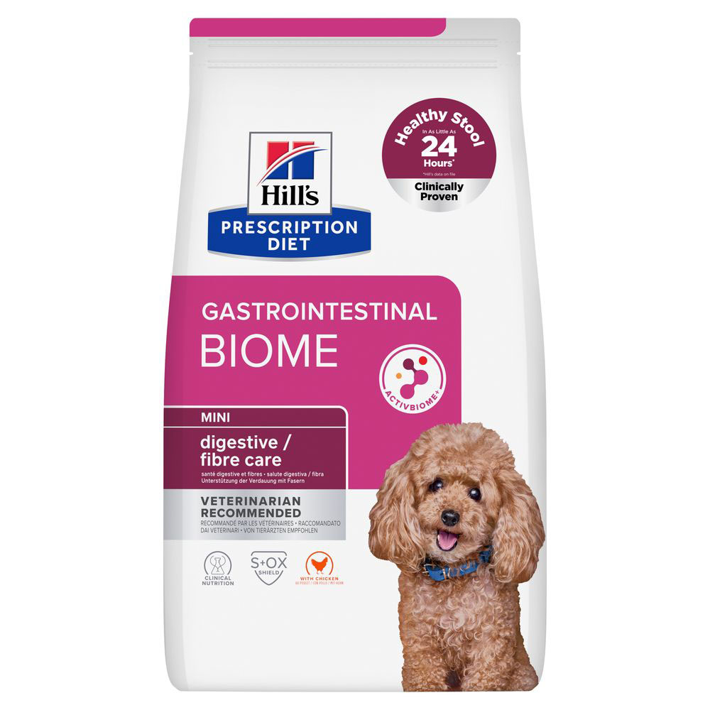 Hill's Prescription Diet pienso para perros - Pack Ahorro - Gastrointestinal Biome Mini (2 x 6 kg)