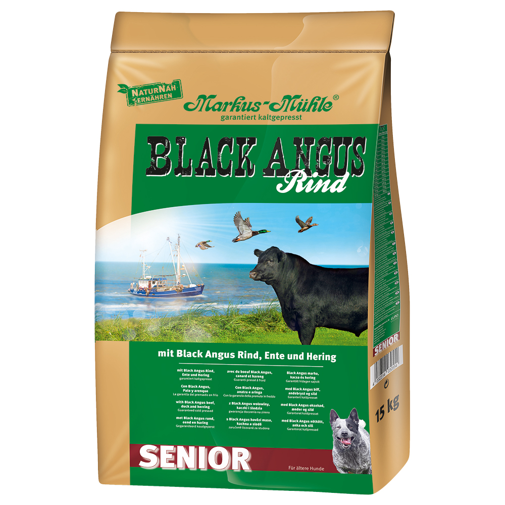 Markus Mühle 2 x 15 / 5 kg - Pack Ahorro - Black Angus Senior (2 x 15 kg)