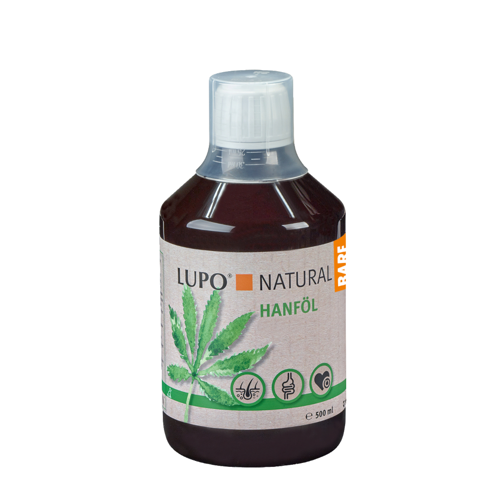 LUPO NATURAL BARF aceite de cáñamo - 500 ml