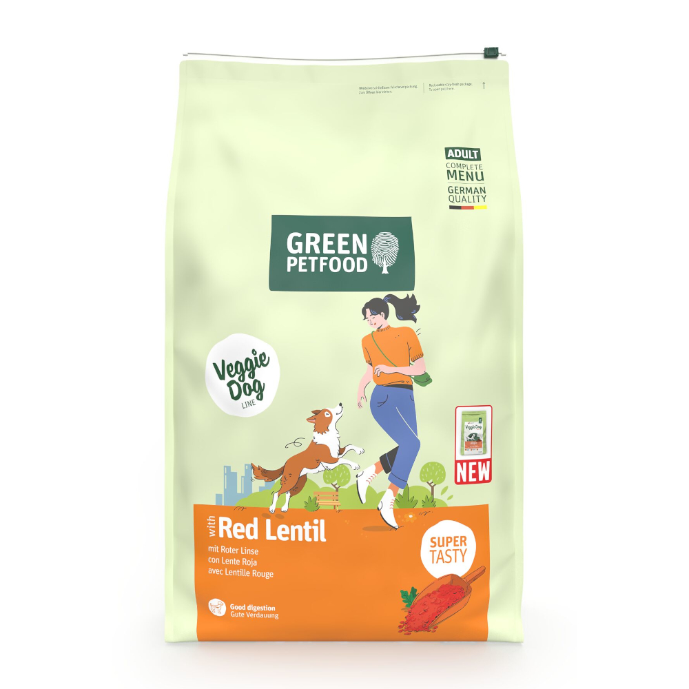 Green Petfood con lenteja roja - 10 kg